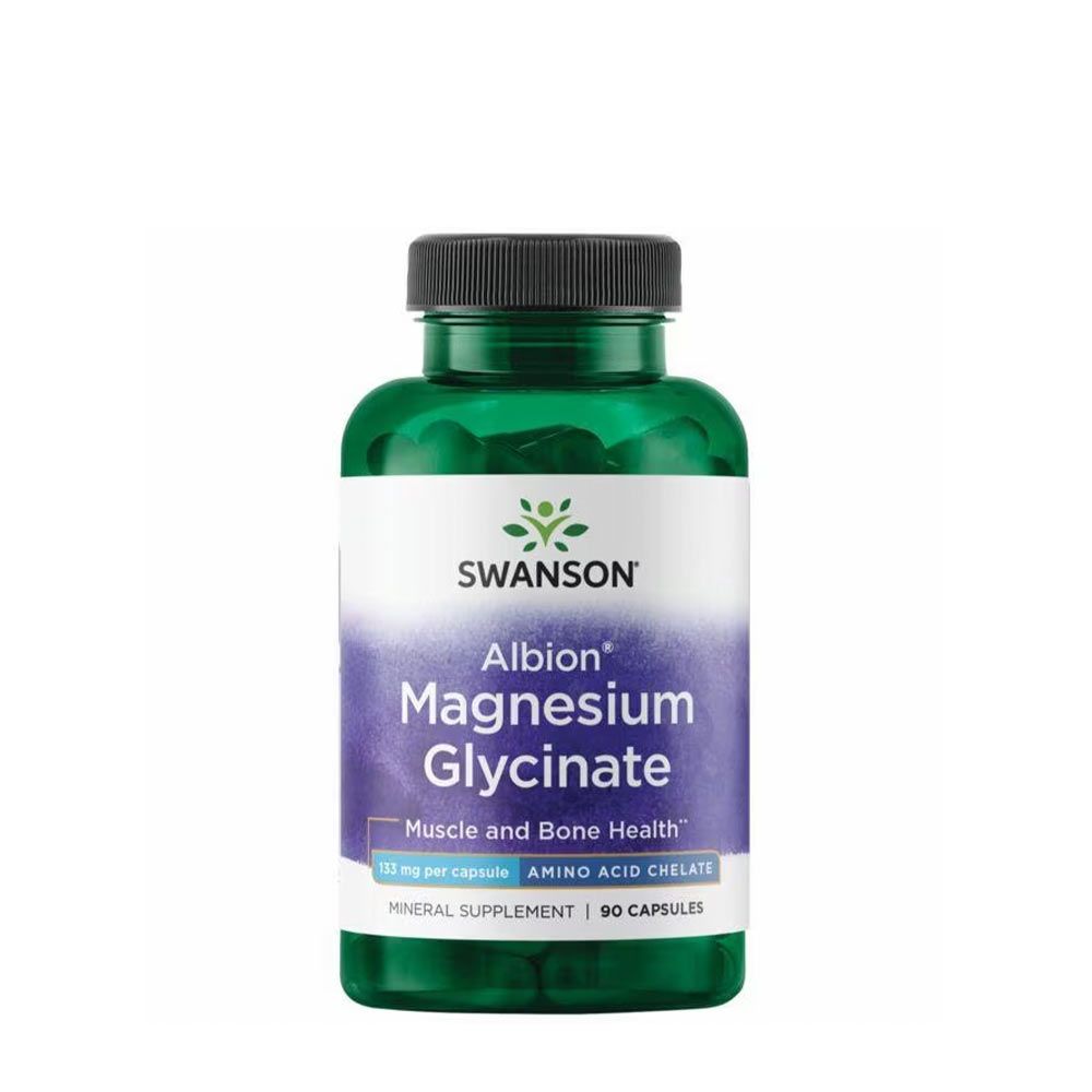 SWANSON - ALBION MAGNESIUM GLYCINATE 133 MG - 90 KAPSZULA SWANSON - ALBION MAGNESIUM GLYCINATE 133 MG - 90 KAPSZULA