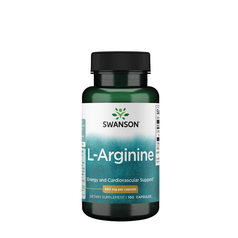 SWANSON - L-ARGININ 500 MG - 100 KAPSZULA SWANSON - L-ARGININ 500 MG - 100 KAPSZULA