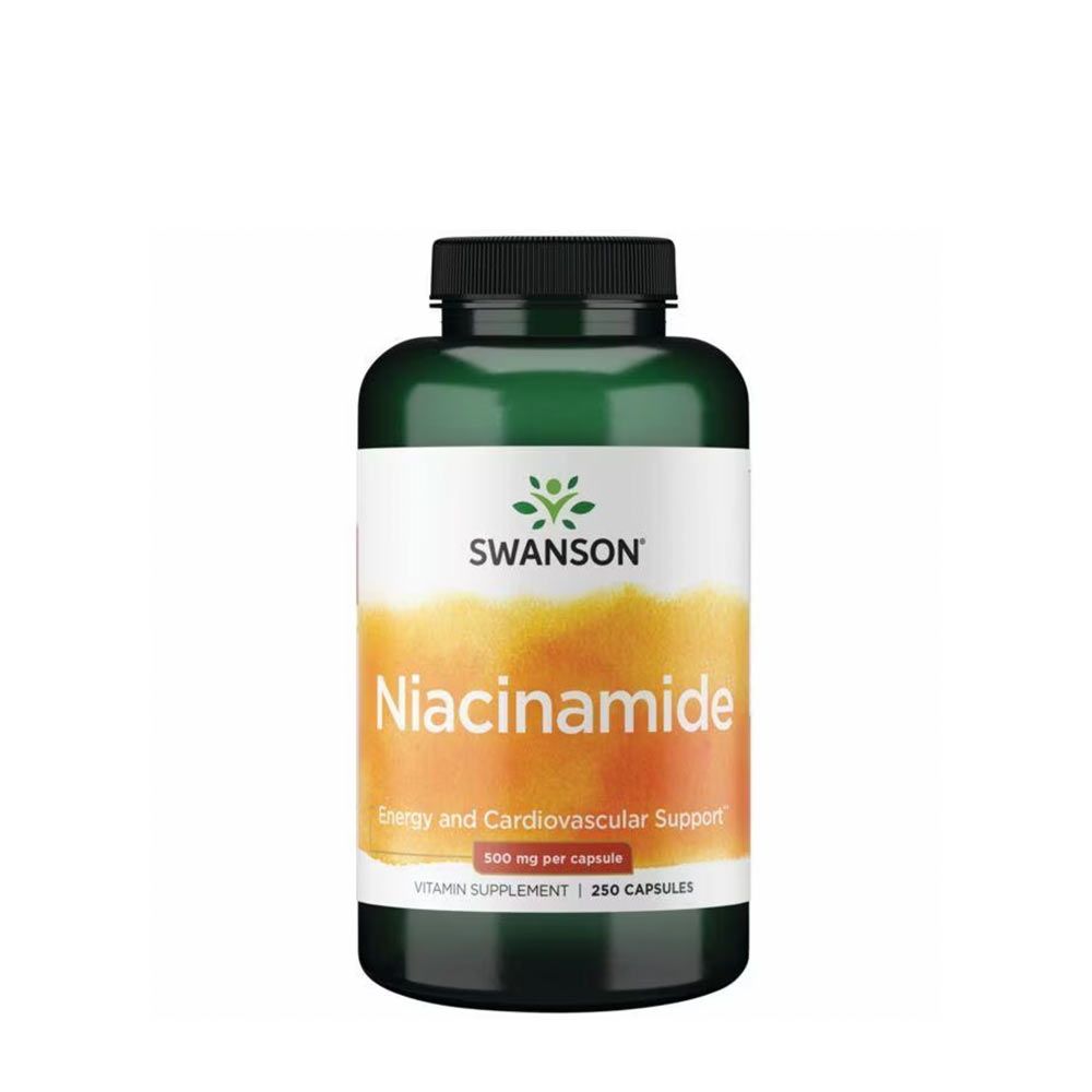 SWANSON - NIACINAMIDE 500 MG - 250 KAPSZULA SWANSON - NIACINAMIDE 500 MG - 250 KAPSZULA