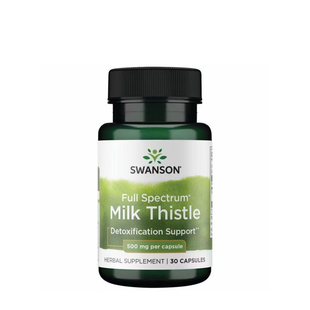 SWANSON - MILK THISTLE 500 MG - MÁRIATÖVIS KIVONAT - 30 KAPSZULA SWANSON - MILK THISTLE 500 MG - MÁRIATÖVIS KIVONAT - 30 KAPSZULA