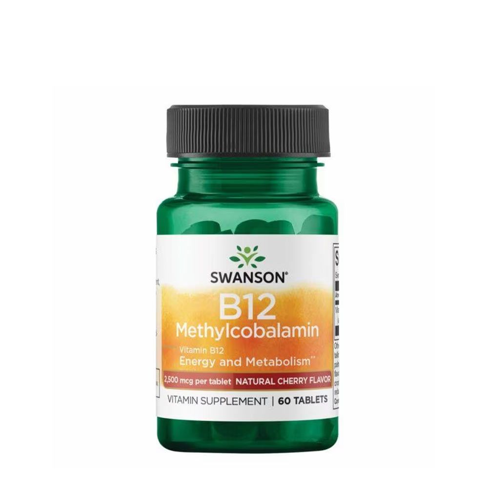 SWANSON - B12-VITAMIN METHYLCOBALAMIN 2,500 MCG - 60 TABLETTA SWANSON - B12-VITAMIN METHYLCOBALAMIN 2,500 MCG - 60 TABLETTA