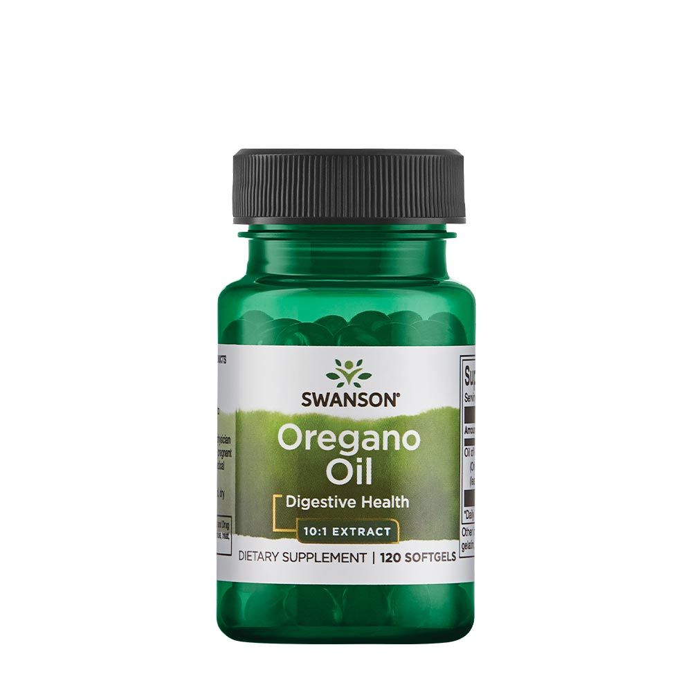 SWANSON - OREGANO OIL 10:1 EXTRACT - OREGÁNÓOLAJ KIVONAT - 120 KAPSZULA SWANSON - OREGANO OIL 10:1 EXTRACT - OREGÁNÓOLAJ KIVONAT - 120 KAPSZULA