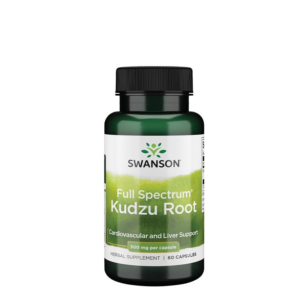 SWANSON - FULL SPECTRUM KUDZU ROOT 500 MG - KUDZU GYÖKÉR KIVONAT - 60 KAPSZULA SWANSON - FULL SPECTRUM KUDZU ROOT 500 MG - KUDZU GYÖKÉR KIVONAT - 60 KAPSZULA