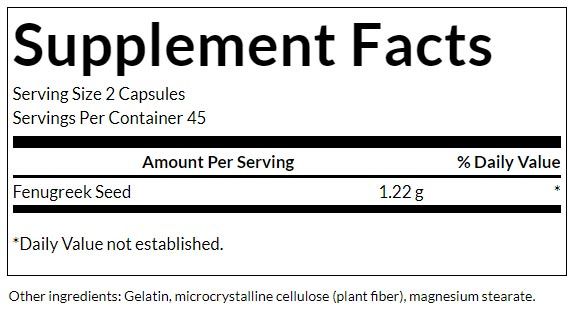 SWANSON - FULL SPECTRUM FENUGREEK SEED 610 MG - TELJES SPEKTRUMÚ GÖRÖGSZÉNA KIVONAT - 90 KAPSZULA SWANSON - FULL SPECTRUM FENUGREEK SEED 610 MG - TELJES SPEKTRUMÚ GÖRÖGSZÉNA KIVONAT - 90 KAPSZULA