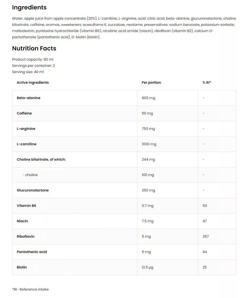 OSTROVIT - FAT BURNER EXTEME SHOT - ZSÍRÉGETŐ ITAL - 80 ML OSTROVIT - FAT BURNER EXTEME SHOT - ZSÍRÉGETŐ ITAL - 80 ML